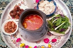طرز تهیه دیزی سنگی لعاب دار و خوشمزه قهوه خونه ای 