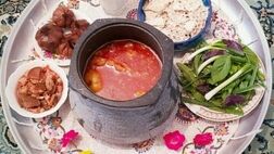 طرز تهیه دیزی سنگی لعاب دار و خوشمزه قهوه خونه ای 