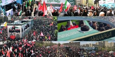 خدمت رسانی همه جانبه بیمه البرز به زائران آیین تشییع رهبر شهید انقلاب