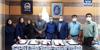 تقدیر از نمایندگان برتر بیمه آسیا دراستان خراسان جنوبی