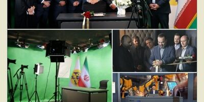 افتتاح استودیوی صوتی و تصویری بیمه کوثر
