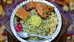 طرز تهیه سبزی پلو مجلسی با مرغ، مرحله به مرحله