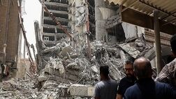 مصدومیت تعدادی از امدادگران در محل آواربرداری متروپل