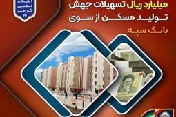 پرداخت بیش از 200 هزار میلیارد ریال تسهیلات جهش تولید مسکن از سوی بانک سپه
