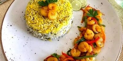 دستور پخت شوید پلو با میگو به روش بوشهری
