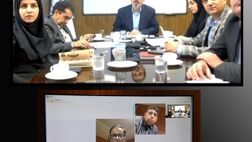 جلسه برخط رئیس پژوهشکده بیمه با مدیرعامل و مدیر اجرایی موسسه بیمه پاکستان
