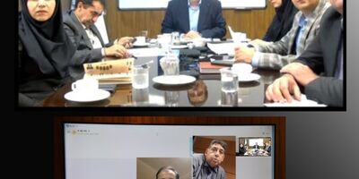 جلسه برخط رئیس پژوهشکده بیمه با مدیرعامل و مدیر اجرایی موسسه بیمه پاکستان
