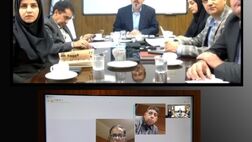 جلسه برخط رئیس پژوهشکده بیمه با مدیرعامل و مدیر اجرایی موسسه بیمه پاکستان

