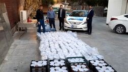 توزیع 1000 هزار بسته افطاری بیمه امید برای خانواده‌های نیازمند در جزیره کیش