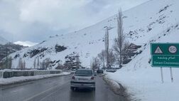 برف و باران و مه در محورهای ۱۴ استان/ انسداد شبانه هراز تا فردا