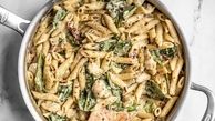 طرز تهیه «پاستا با سس آلفردو و مرغ» + نکات تهیه مهم پاستا 