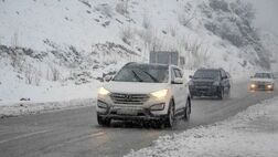بارش برف و باران در جاده‌های ۸ استان کشور
