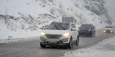 بارش برف و باران در جاده‌های ۸ استان کشور
